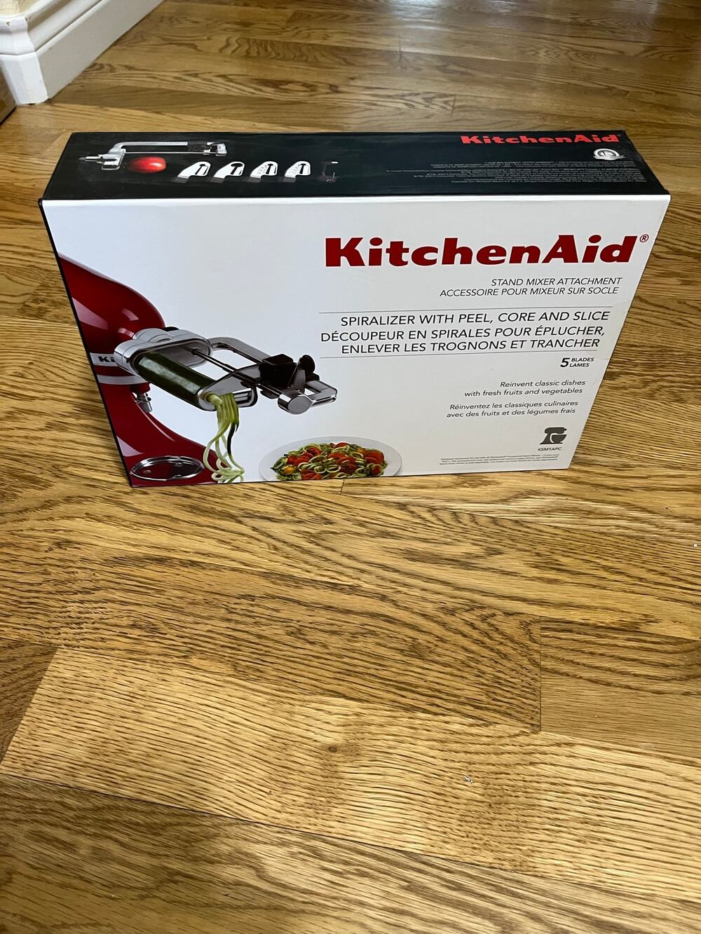 KitchenAid: 5-Blade Spiralizer w/Peel, Core & Slice Attachment for Stand Mixer